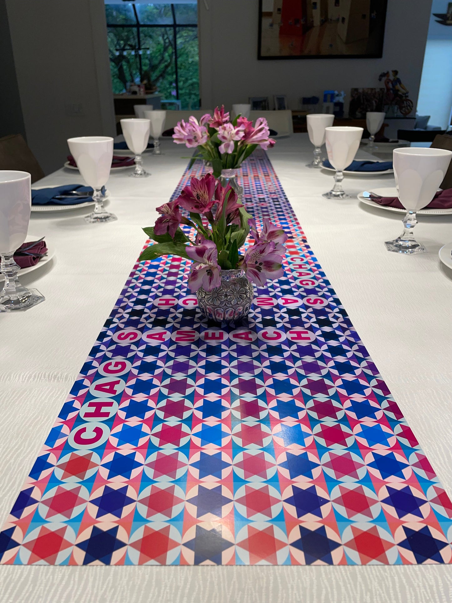 BLUE STARS PAPER PLACEMAT