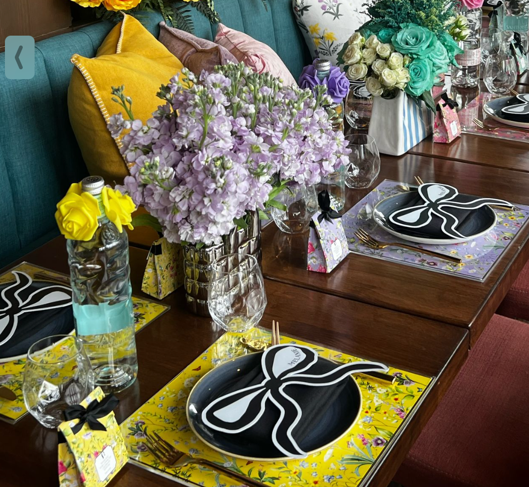 SPRING BLOOM PAPER PLACEMAT YELLOW