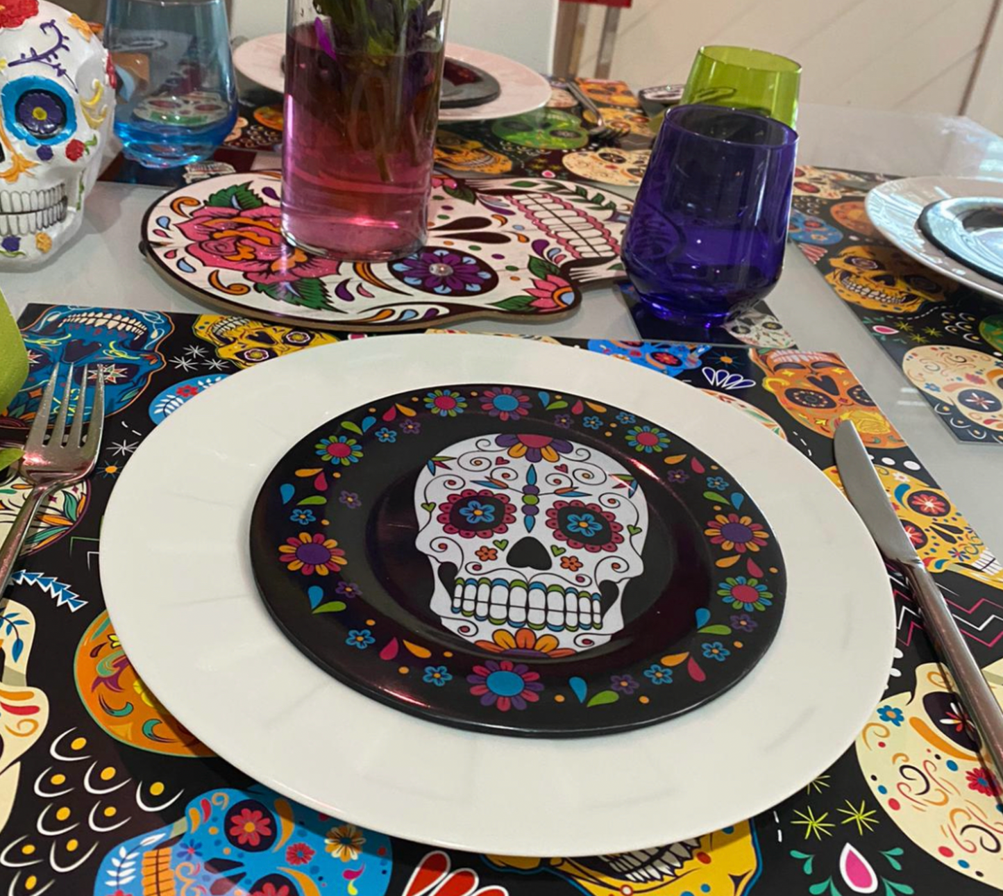 HALLOWEEN - DIA DE LOS MUERTOS PLACEMAT