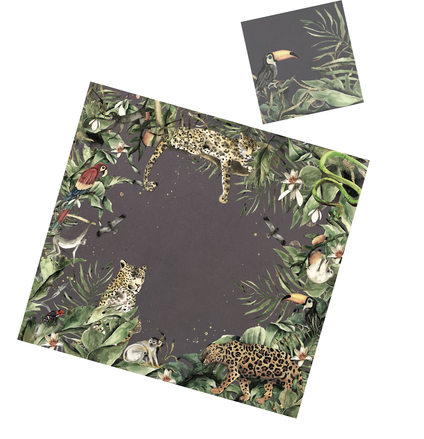 JUNGLE LOOK ANIMAL PAPER PLACEMAT