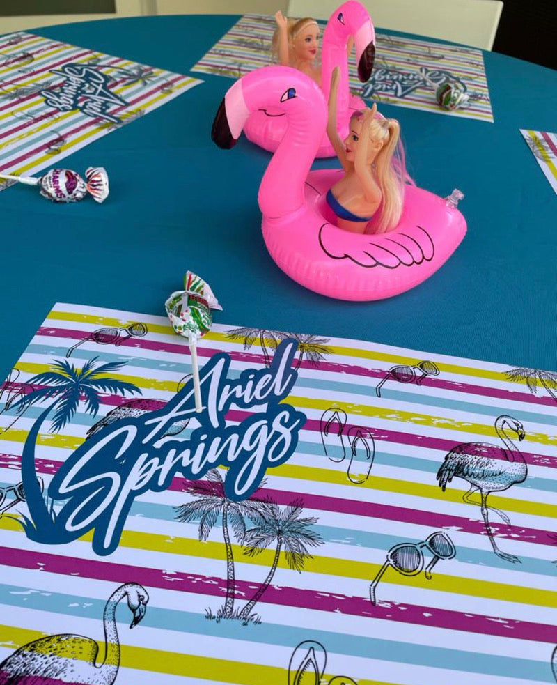 Custom Paper Placemats — Personalized Design | Minimum of 10