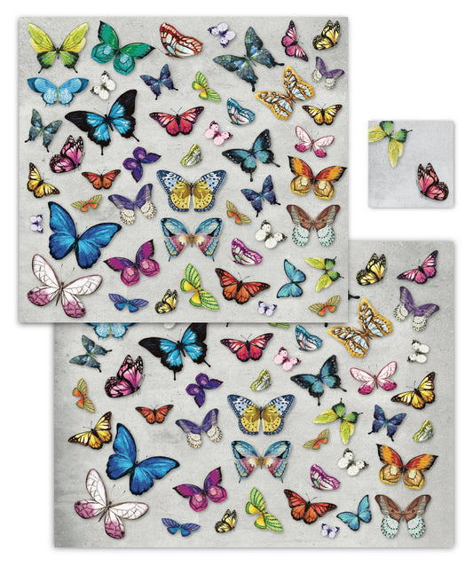 Butterfly Garden Paper Placemat