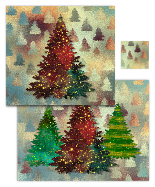 CHRISTMAS TREE PAPER PLACEMAT