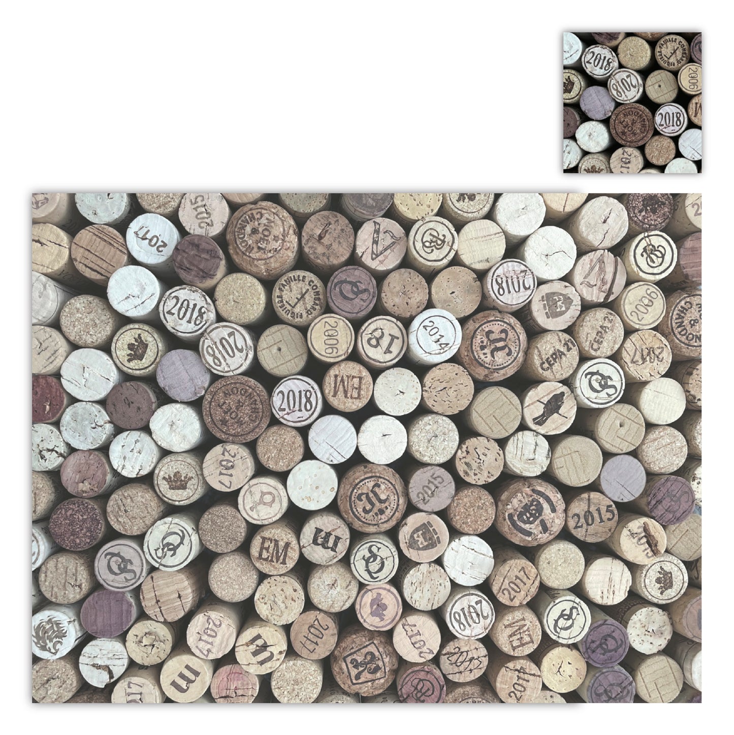 Wine Cork Paper Placemat