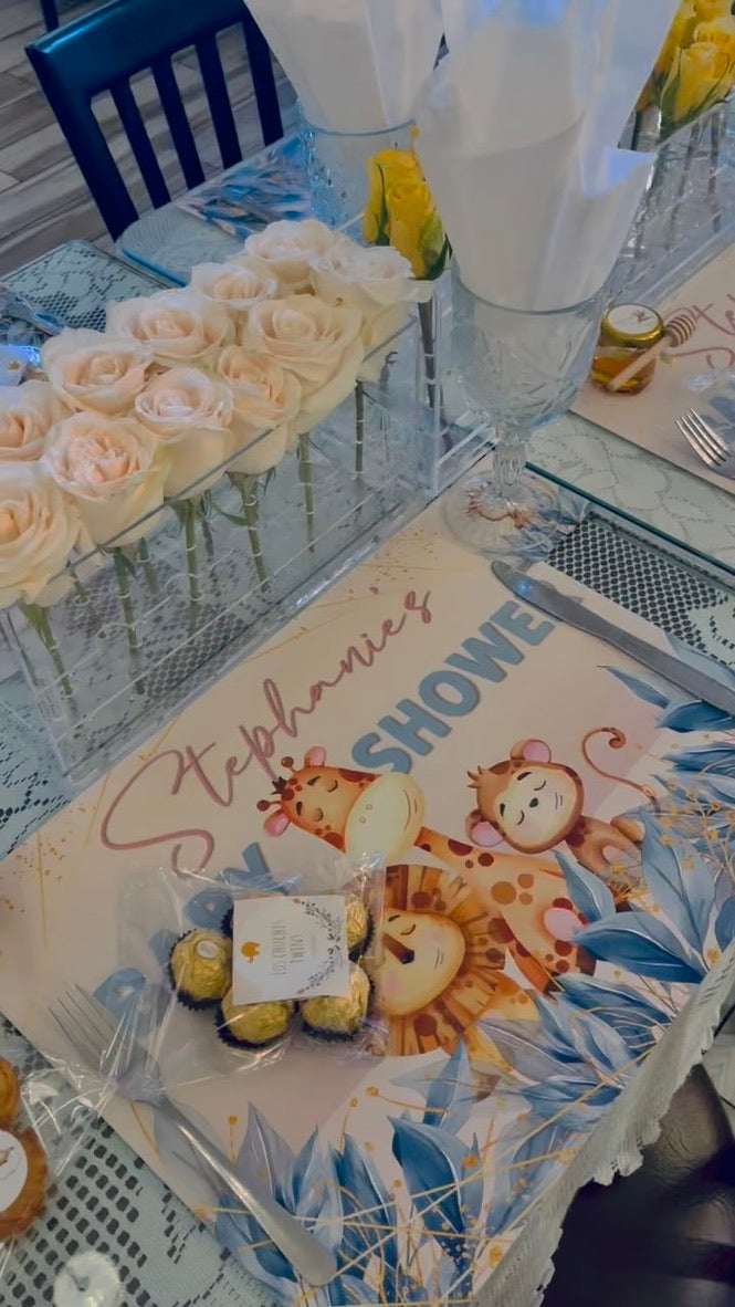 Custom Paper Placemats — Personalized Design | Minimum of 10