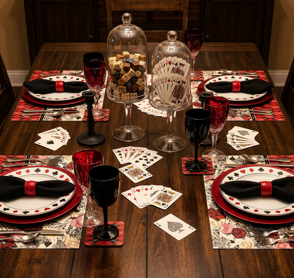 The Joker Paper Placemat — Set of 12 with Matching Coasters