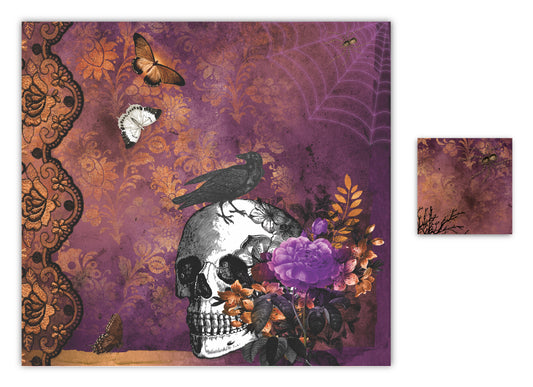 HALLOWEEN SKULL PLACEMAT