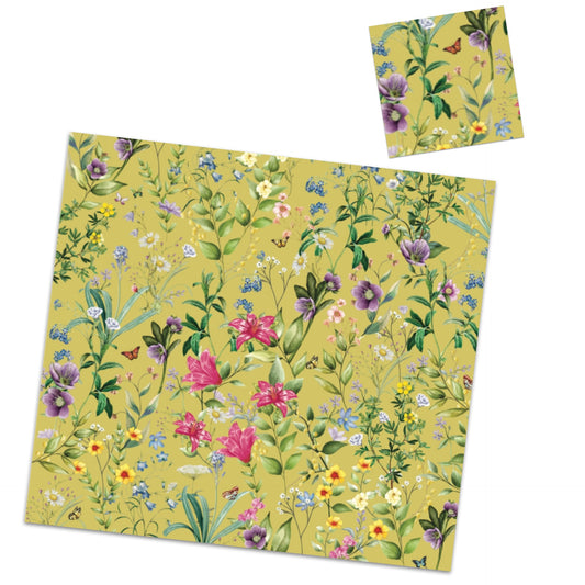 SPRING BLOOM PAPER PLACEMAT YELLOW
