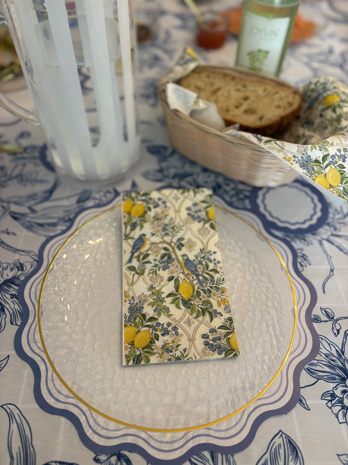 SCALLOP SHELL SHAPE PAPER PLACEMAT