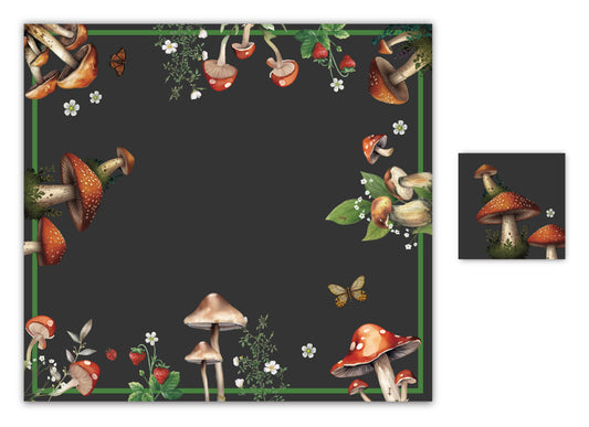 MUSHROOM FANTASY PAPER PLACEMATS