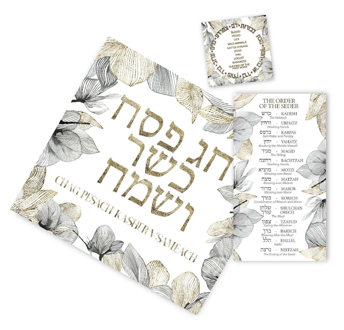 PASSOVER CHAG SAMEACH PAPER PLACEMAT
