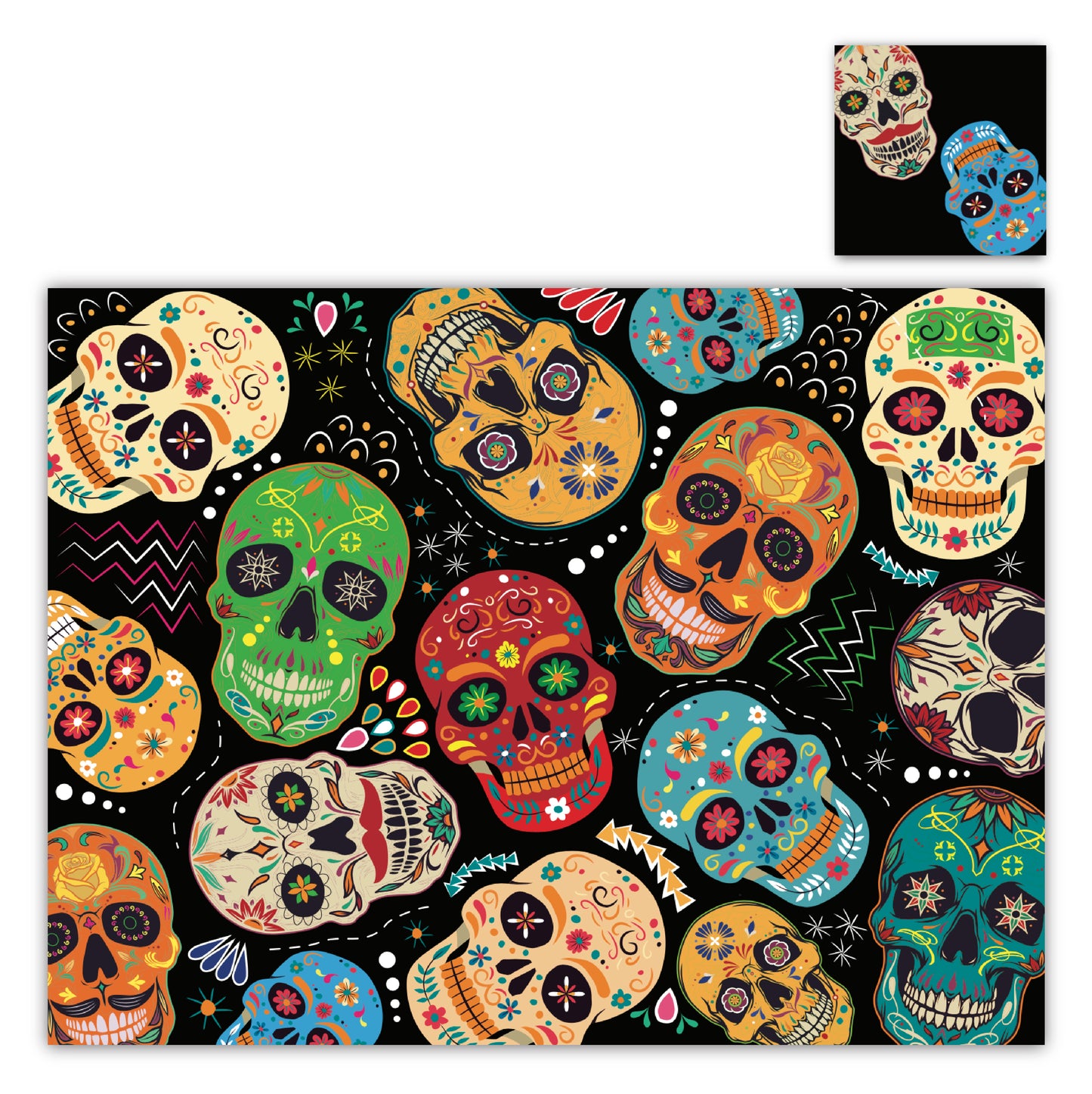 HALLOWEEN - DIA DE LOS MUERTOS PLACEMAT