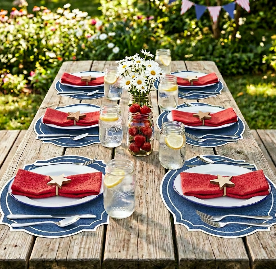 Vintage Frame Fabric Placemat