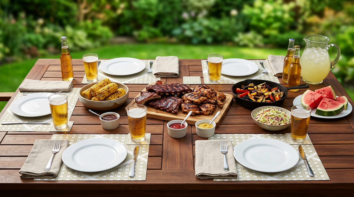 Rattan Trellis Paper Placemat