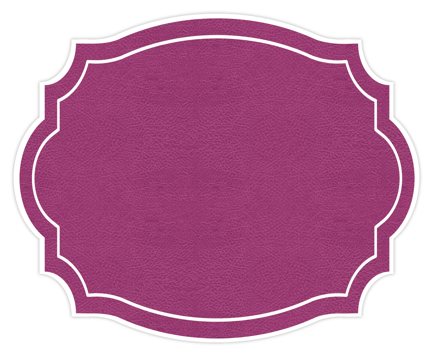 Vintage Frame Leather Paper Placemats