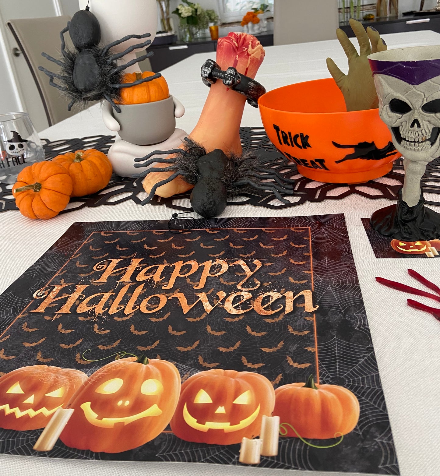 HALLOWEEN JACK O' LANTERN PLACEMAT